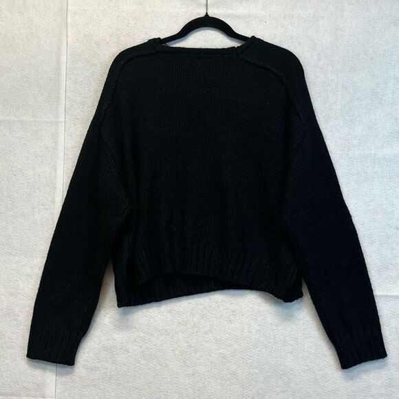 WORTHINGTON Womens Sweater XXL Crew Neck Long Sleeve Pullover Black NEW - Picture 12 of 15